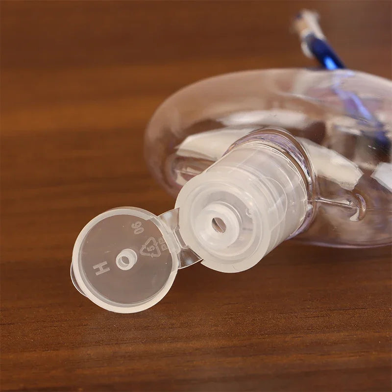 30/50ml Portable Perfume Spray Bottles with Carabiner Hook - Travel Makeup Container