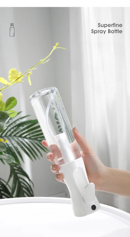Refillable Hair Spray Bottle with Continuous Mist Watering Can for Salon and Hair Styling