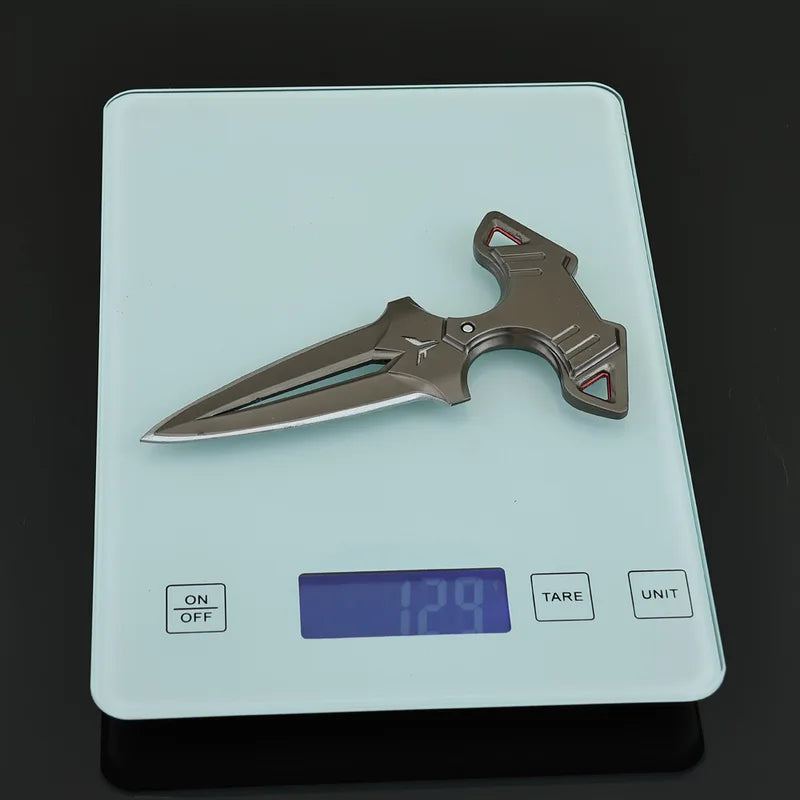 14cm All-Metal Toy Knife Model Craft Ornament for Outdoor Play - Unsharpened