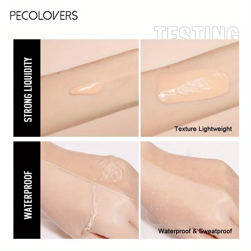 Matte Liquid Foundation - Oil-Control Waterproof Full Coverage for All Skin Tones