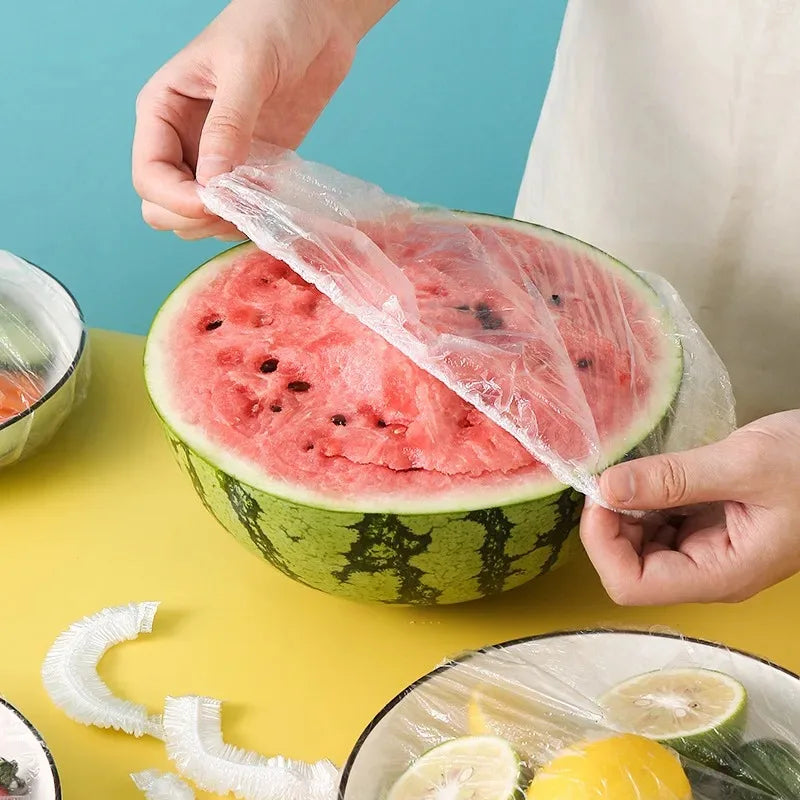 Disposable Food Cover Wraps for Kitchen Storage - Food Grade Plastic Bag