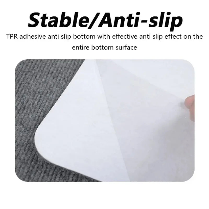Non-Adhesive Office Chair Mat with Anti-Slip Grip for Floor Protection 90x120cm