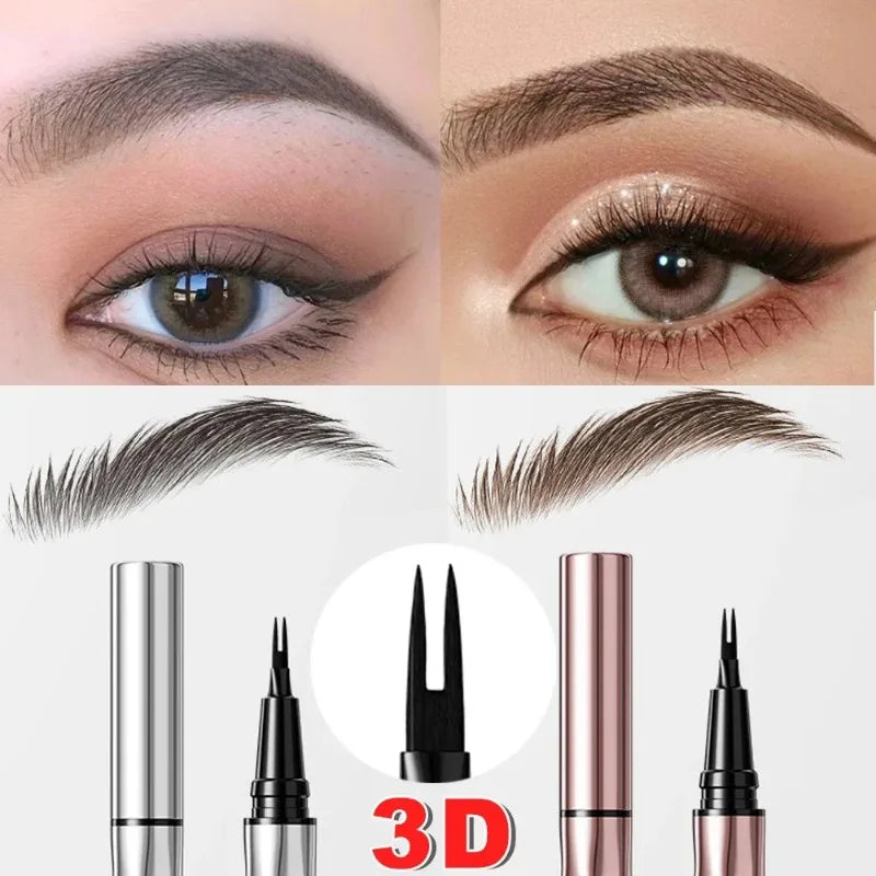 Long Lasting Eyebrow Pencil Waterproof Liquid Brow Pen for Natural Makeup