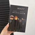 Pro Makeup Brush Set 7PCS - Professional Face, Eye & Lip Cosmetic Tools