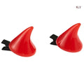 Colorful Devil Horn Hair Clips for Halloween Cosplay Party Accessories