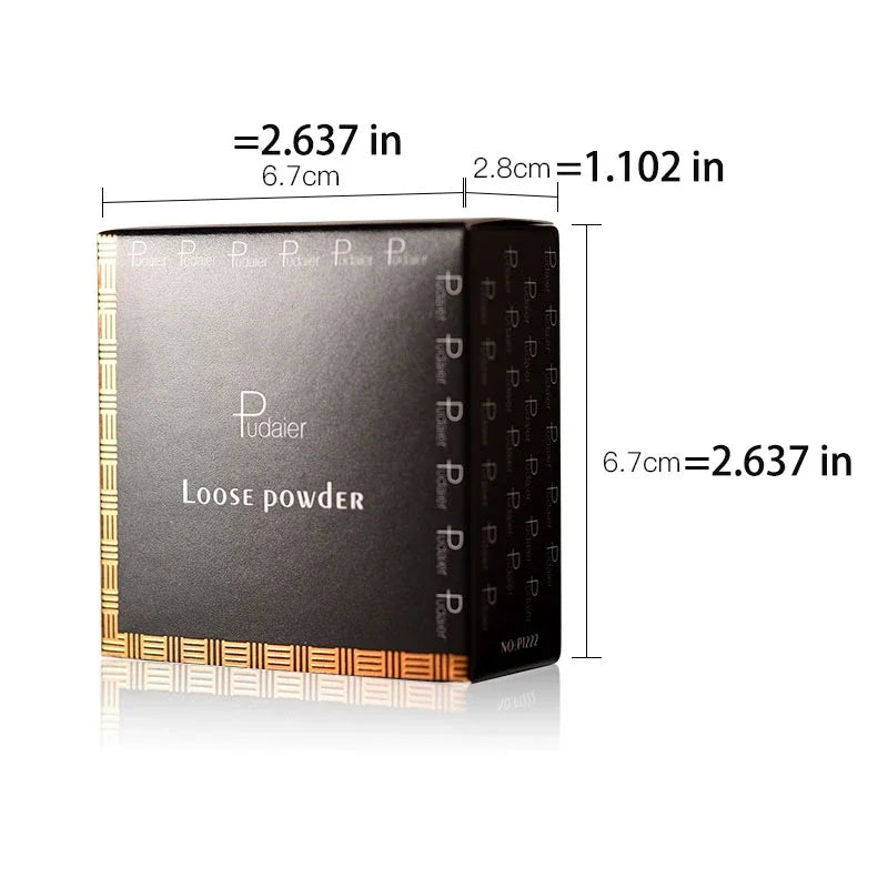 Matte Mineral Loose Setting Powder for Face - Oil-Control, Long-Lasting Finish
