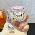 Cute Snoop Dog Headphone Case for Airpods Silicone Protective Cover - Cartoon Design
