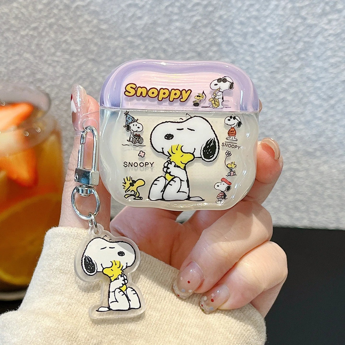 Cute Snoop Dog Headphone Case for Airpods Silicone Protective Cover - Cartoon Design