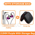Heavy Bass In-Ear Headphones with Digital Chip & Mic - Wired 3.5MM/Type-C for Samsung & Android