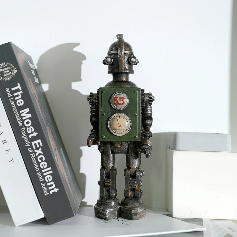 Retro Robot Model Ornaments for Home Decor - Living Room & TV Cabinet Decor