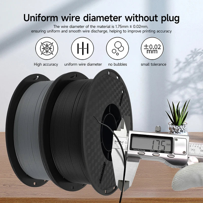 High-Speed 3D Printer Filament 5KG PLA Matte for FDM Printing - Neatly Wound