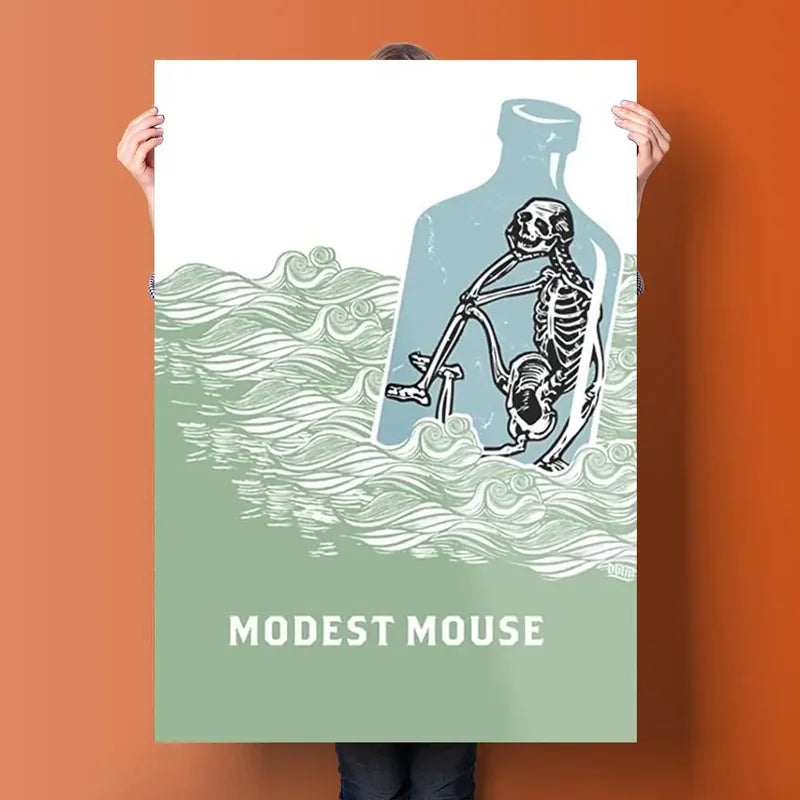 Modest Mouse Band Wall Art Canvas Prints - Modern Home Decor