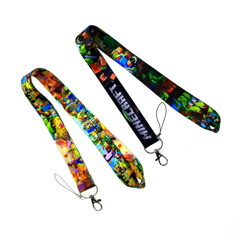 Character Lanyard with Keychain & Badge Holder - Neck Strap for Keys ID Cell Phone