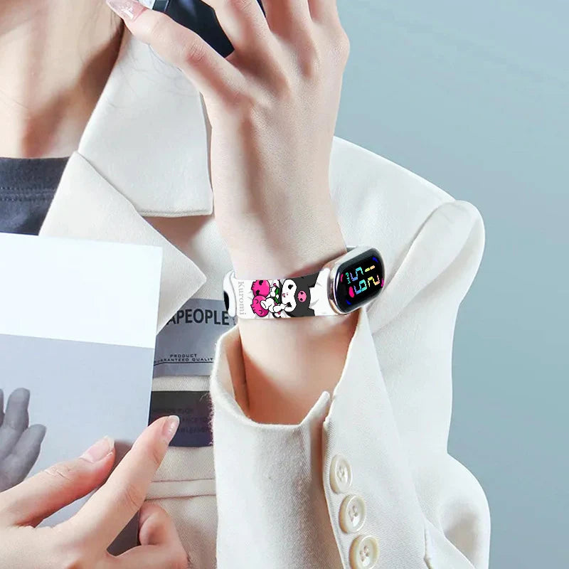 Kids Digital Watch with Waterproof Sport Wristband — Touch Bracelet for Children & Women