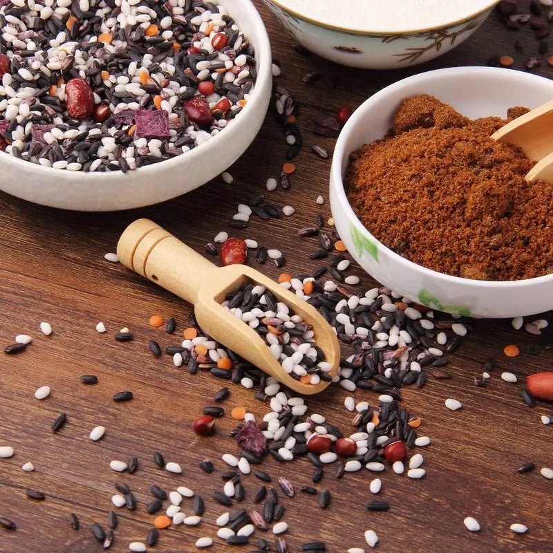 Mini Wooden Coffee Spoon Set - Salt, Candy, Baby, Laundry, Kitchen Utensils