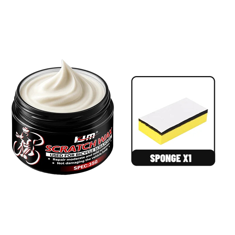 Bicycle Scratch Repair Wax for Frame Polishing and Shine Enhancement - Multi-Surface Bike Care