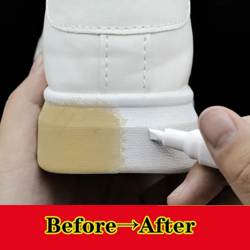Oxidation Resistant Shoe Pen for White & Black Shoes Cleaning & Color Restoration