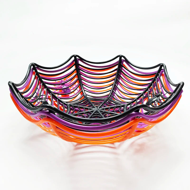 Halloween Candy Basket Snack Fruit Bowl Trick or Treat Party Supplies