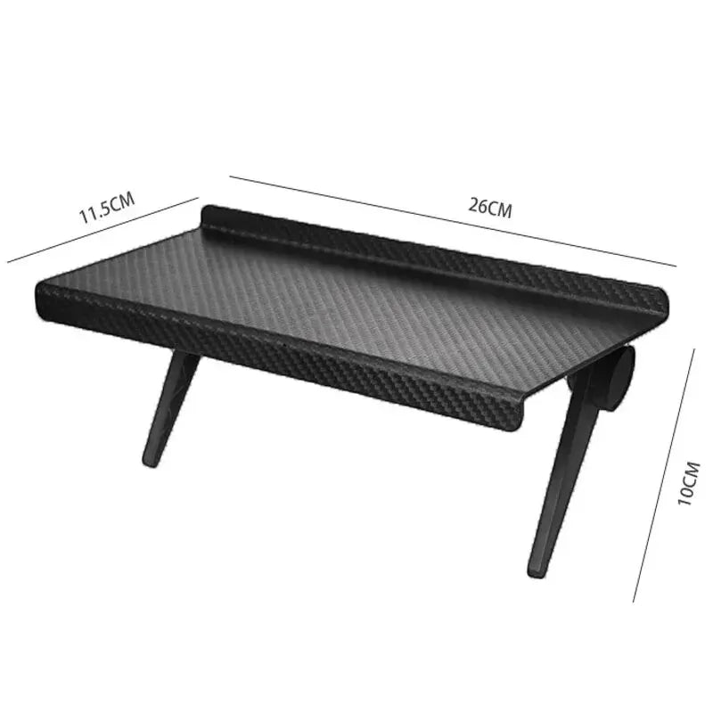 Computer and TV Screen Storage Rack Wireless Router Set-Top Box Organizer Black or White