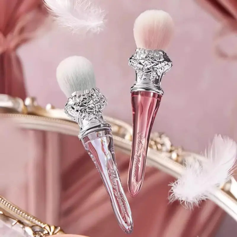 Mineral Powder Bronzer Contour Makeup Brush Set - Flower Knows Swan Bunny Garden