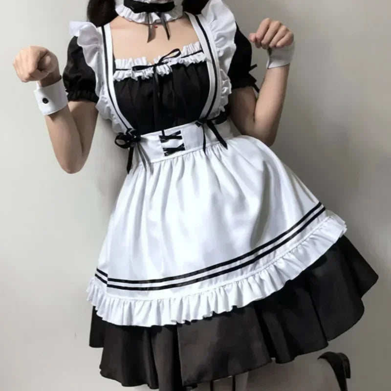 Lolita Cosplay Dress for Women and Girls - Cute Anime Style Outfit, Plus Size Variants
