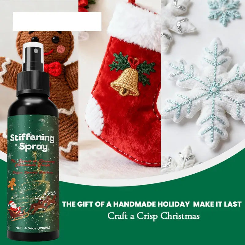 Fabric Stiffener Spray 120ml Quick Drying Craft Textile Reinforcement for Felt and Leather