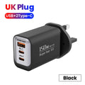 150W USB Type C Fast Charger with EU/UK/US/CH Plugs for Mobile Phones and Travel