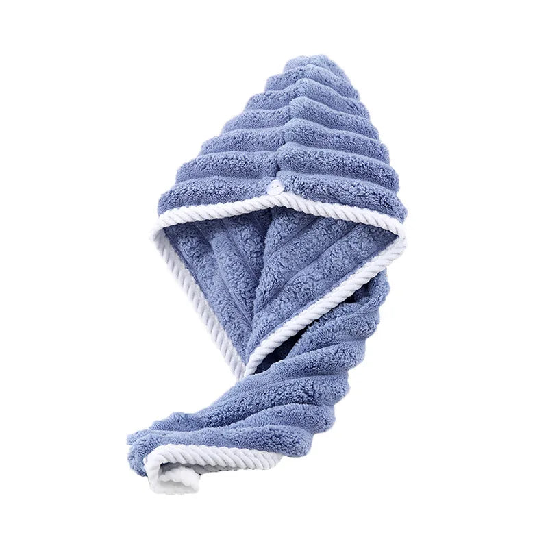 Absorbent Dry Hair Cap for Women, Quick Dry Towel for Hair Wiping