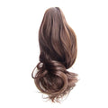Long Hair Bun Wig Ponytail Clip-In Hair Extension 17 Inch Natural Looking Curly Hair