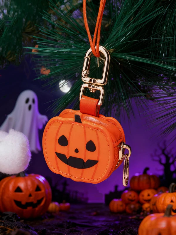 Mini PU Leather Bag Pendant Keychain Accessories for Girls - Halloween Gift