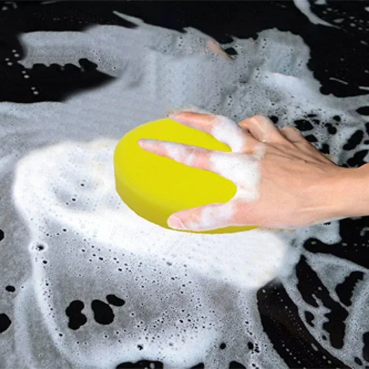 Car Waxing Foam Polish Sponges Applicator Set - Soft Dust Removal Cleaning Pads