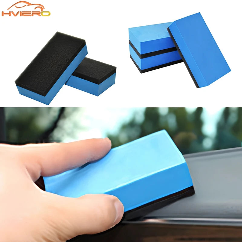 Car Ceramic Coating Sponge Set - Nano Wax Applicator Pads for Auto Polishing