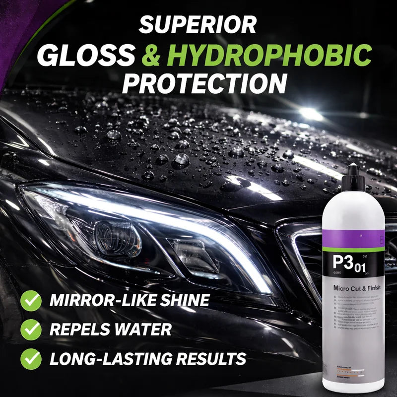 Micro Cut & Finish Polishing Compound 1L for Auto Paint Swirl & Scratch Removal