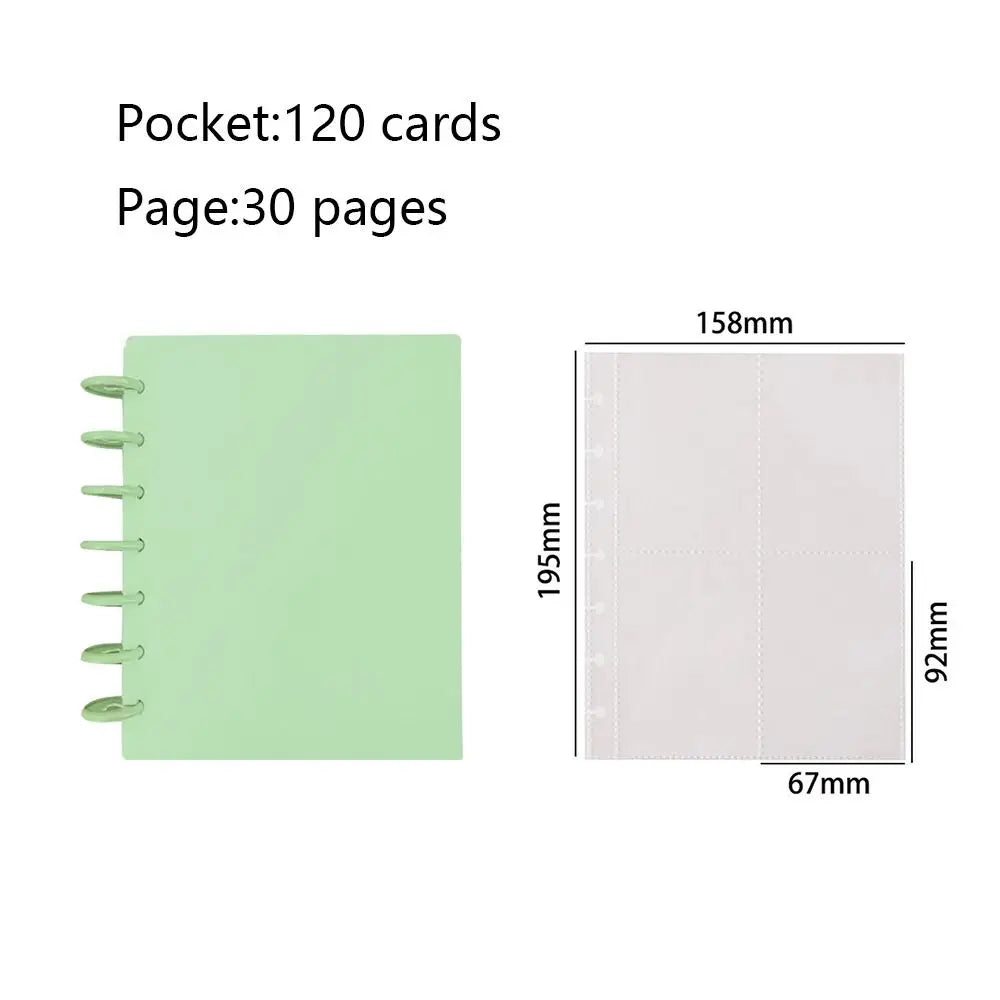Kpop Photo Album Multi-Pockets Loose-Leaf Binder for Photocard Collection - 3 Inch Capacity