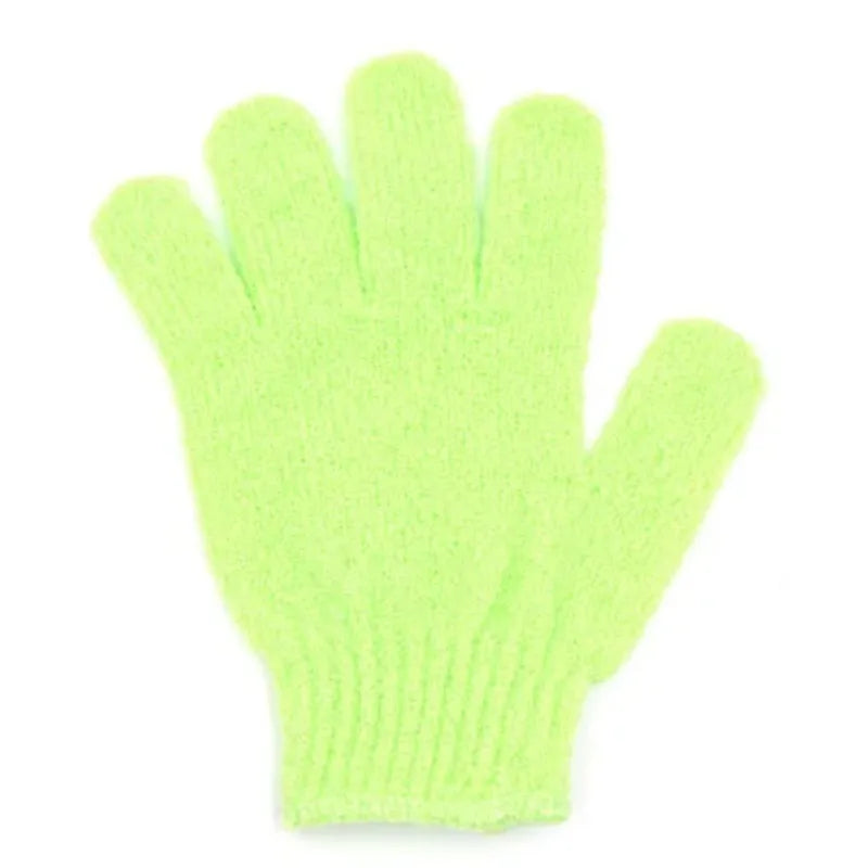 Exfoliating Bath Glove Set - Body Scrub & Massage Sponge for Shower