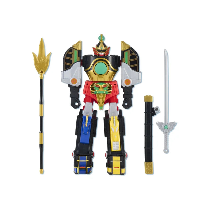 Thunder Megazord Action Figure Set - 5 Zords Combine, No Box, Collectible