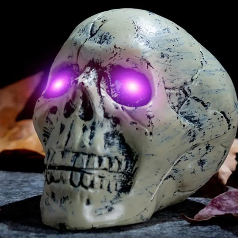 LED Glowing Eyes for Halloween Decor - Auto Timer Indoor Outdoor Props