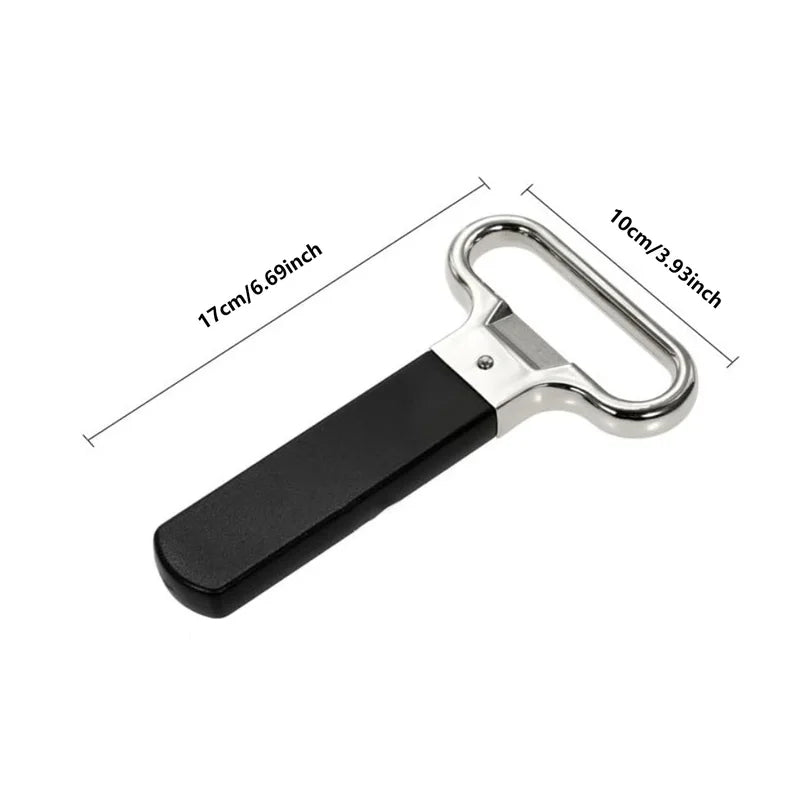 Wine Double Claw Cork Puller Bottle Opener for Damaged Cork Effortless Opening
