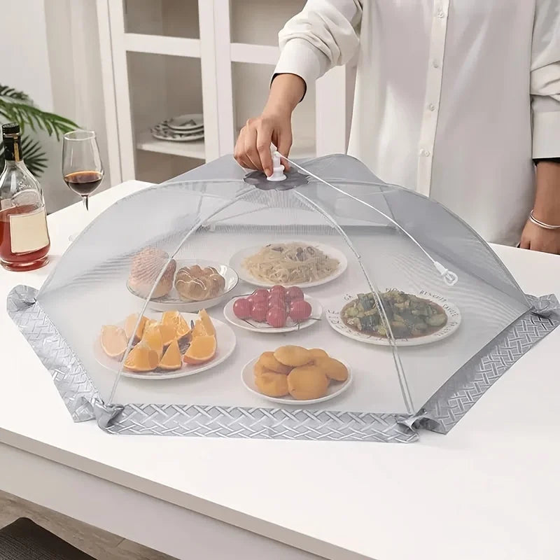 Foldable Anti-Flies Meal Cover for Kitchen, Dustproof and Heat Resistant