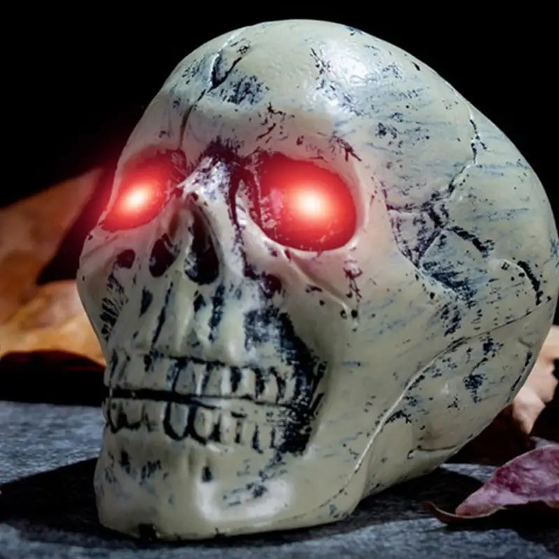 Halloween LED Glowing Eyes with Timer - Horror DIY Skeleton Eyes for Masks Props