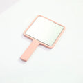 Handheld Makeup Mirror Square Vanity Mirror with Handle for Face & Eyelash Extension