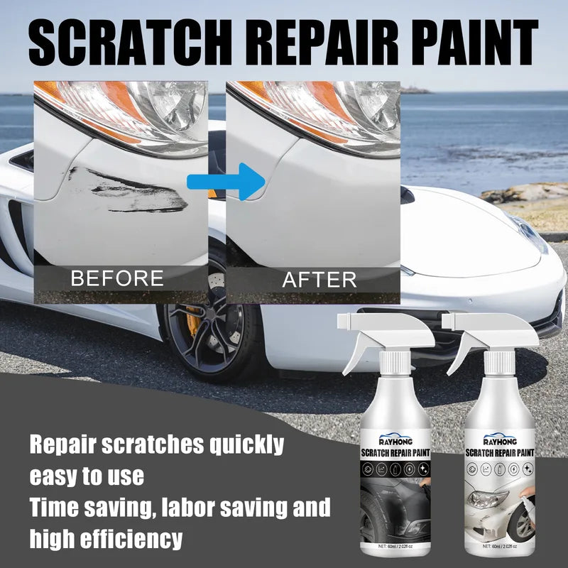 Car Scratch Repair Spray - Portable Paint Touch-Up for All Car Colors