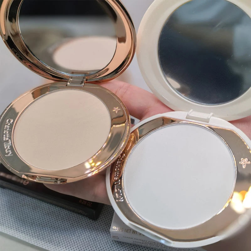 Long Lasting Oil Control Waterproof Face Setting Powder for Women - Compact & Lightweight