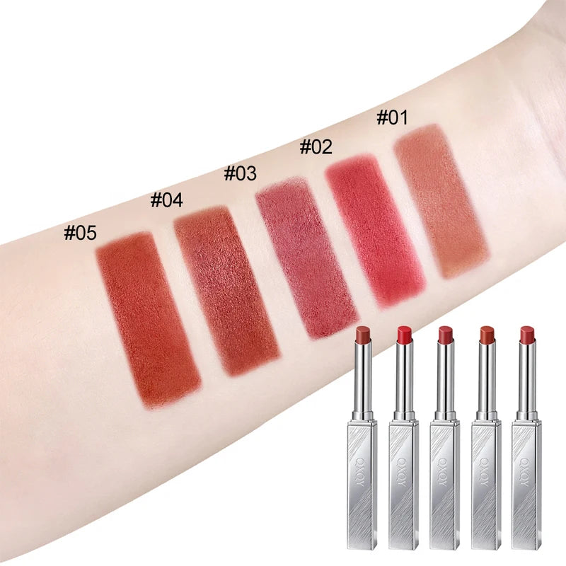 Waterproof Long Lasting Lip Gloss - Natural Matte Light Mist Cloud Lipstick for Women