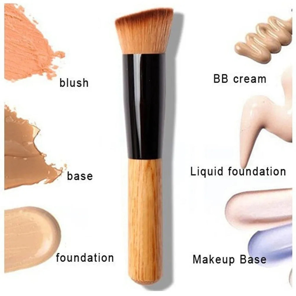 Pro Makeup Foundation Brush - Face Powder Cosmetic Tool for Foundation & Concealer