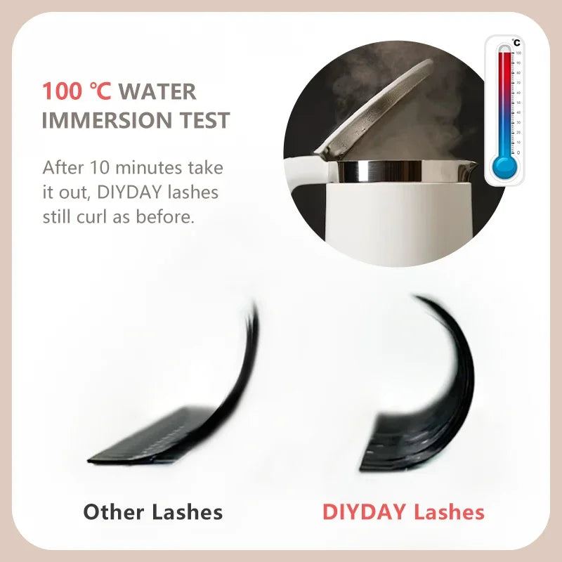 YY Shaped False Eyelashes - Faux Mink Lashes for Makeup, Multiple Styles