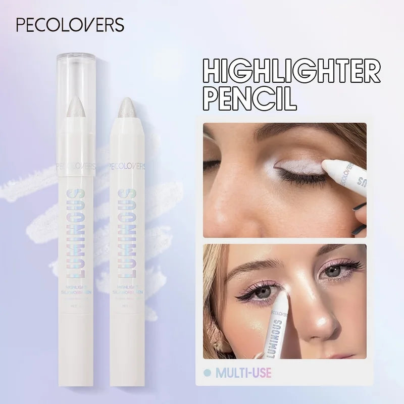 Brightening Waterproof Eyeliner & Eyeshadow Stick - Long Lasting, Matte & Glitter Finish