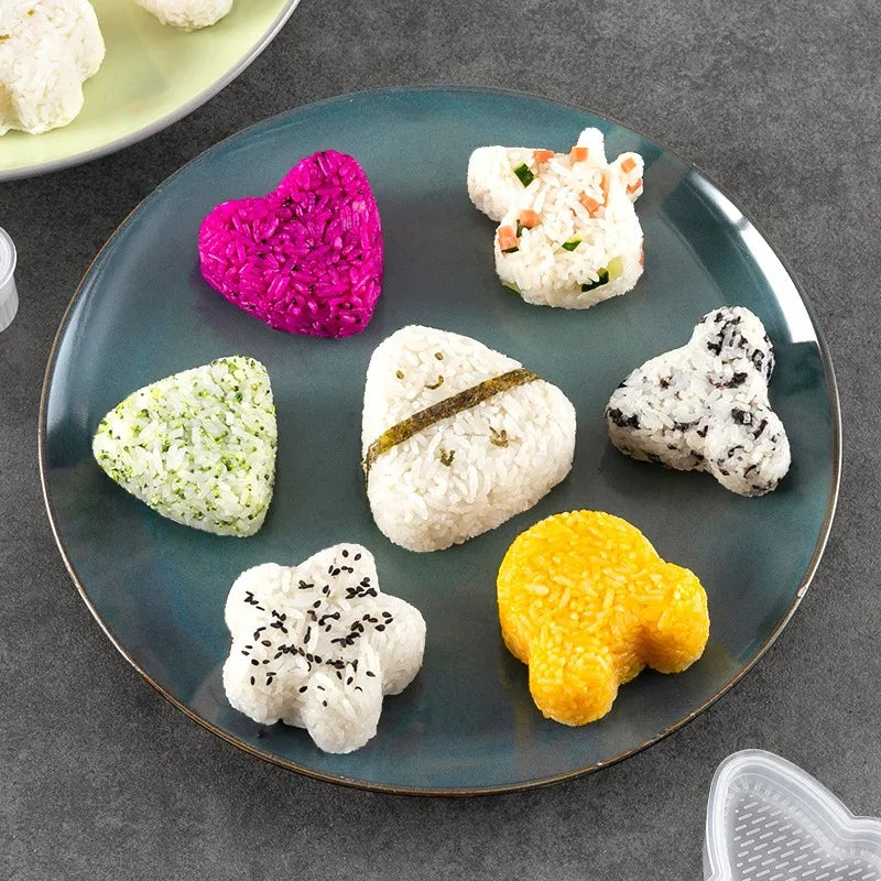 Sushi Making Tools Triangle Shaper Onigiri Molds for Rice Balls Kitchen Accessories