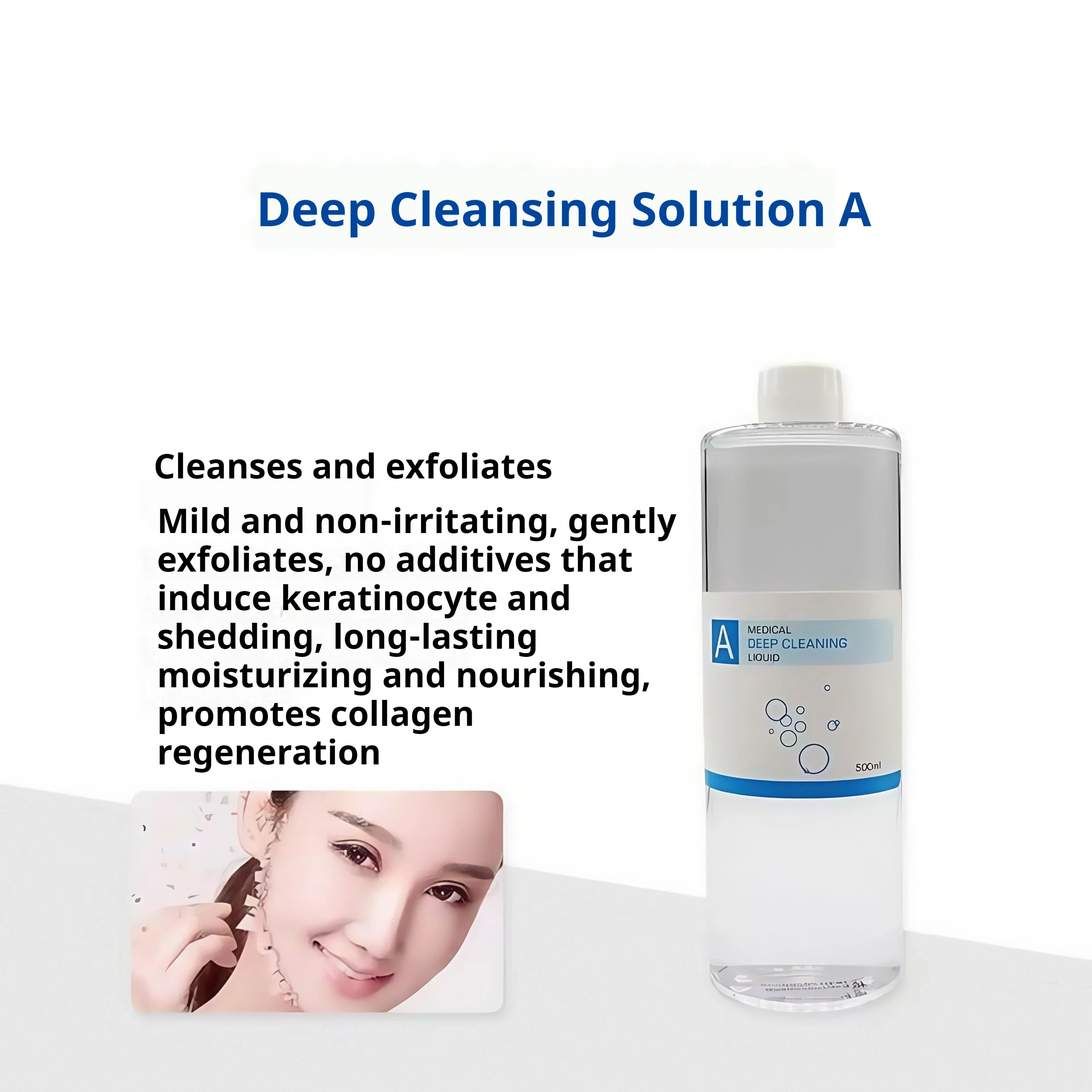 Deep Clean Exfoliating Facial Serum for Dermabrasion Machines 500ml
