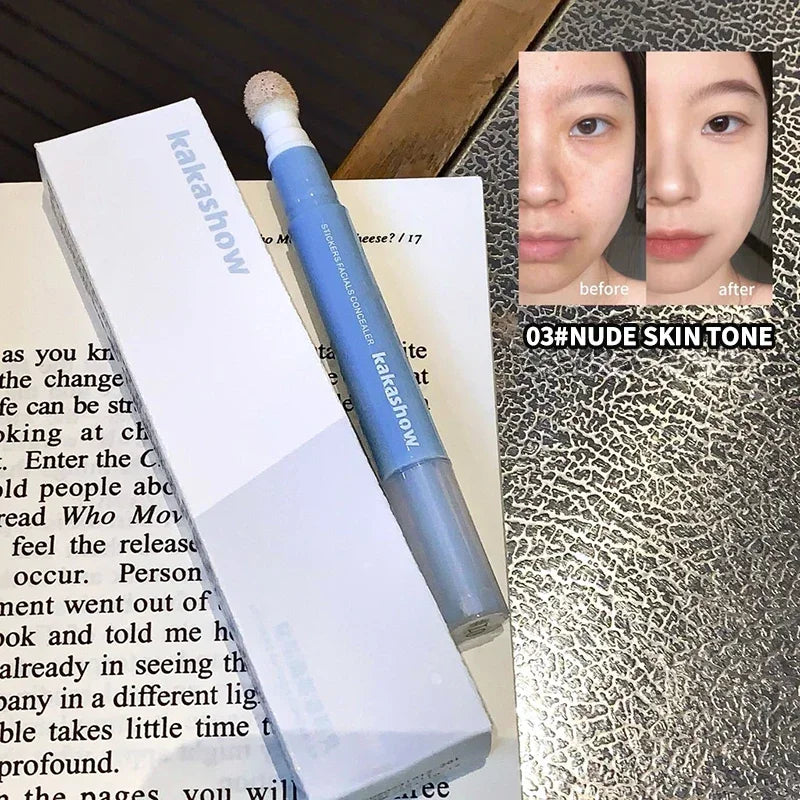 Waterproof Liquid Concealer Pen for Face - Long-Lasting, Oil Control & Moisturizing